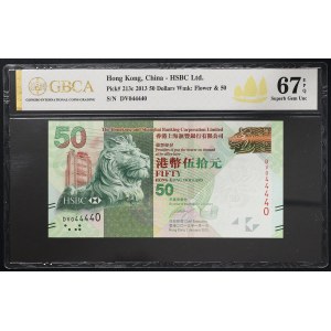 Hong Kong, Special Administrative Region of China, 50 Dollars 2013