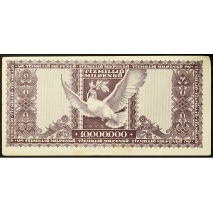 Hungary, Republic, First Republic, 10.000.000 MilPengo 03/06/1946