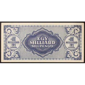 Hungary, Republic, First Republic, 1.000.000.000 MilPengo 03/06/1946