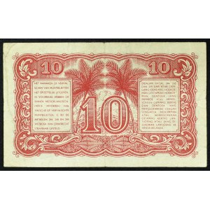 Indonesia, Republic, 10 Sen 01/12/1947