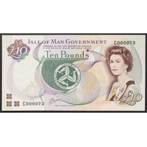Isle of Man, Kingdom, 10 Pounds n.d. (1991)