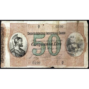 Italy, Kingdom of Italy, 50 Lire 01/03/1874