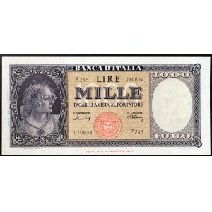 Italy, Italian Republic, 1.000 Lire 11/02/1949