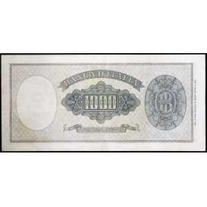 Italy, Italian Republic, 1.000 Lire 25/09/1961
