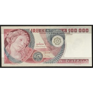 Italy, Italian Republic, 100.000 Lire 01/07/1980