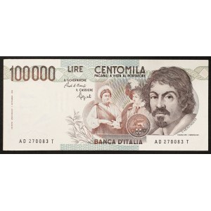 Italy, Italian Republic, 100.000 Lire 01/09/1983