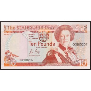 Jersey, British Dependency, 10 Pfund n.d. (1989)