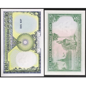 Laos, Kingdom, Lot 2 pcs.