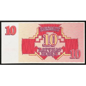 Latvia, Modern Republic, 10 Rublu 1992