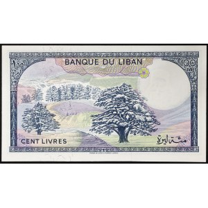 Lebanon, Republic, 100 Livres 1988
