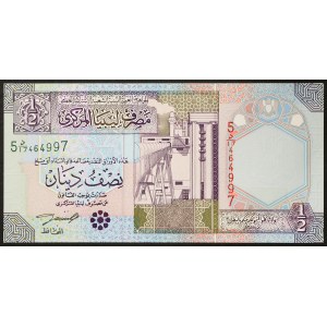 Libya, Republic, 1/2 Dinar 2002