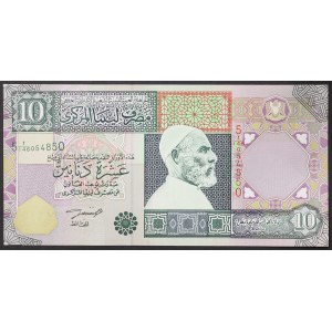 Libya, Republic, 10 Dinars 2002
