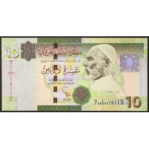 Libyen, Republik, 10 Dinar n.d. (2011)