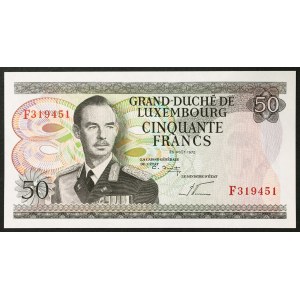 Luxembourg, Grand-Duché, 50 Francs 1972