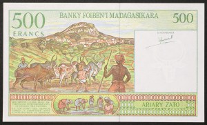 Madagascar, Malagasy Republic, 500 Francs 1994