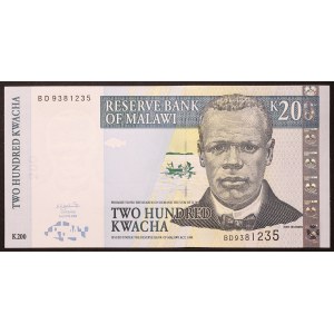 Malawi, Republic, 200 Kwacha 2004