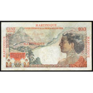 Martinique, Caisse centrale de la France d'outre-mer, 100 Francs n.d. (1947-49)