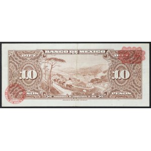 Mexico, Second Republic, 10 Pesos 08/11/1961