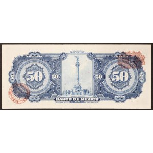 Mexico, Second Republic, 50 Pesos 27/06/1972