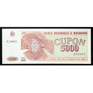 Moldova, Republic, 5.000 Cupon 1993