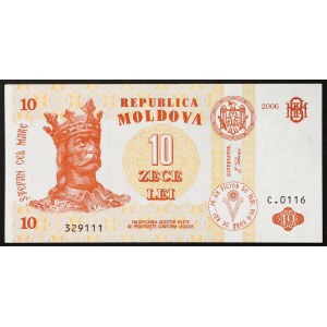 Moldova, Republic, 10 Lei 2006