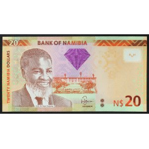 Namibia, Republic, 20 Dollars 2011