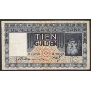 Nizozemsko, Království, 10 Gulden 01/07/1933