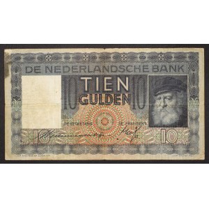 Nizozemsko, Království, 10 Gulden 30/05/1938