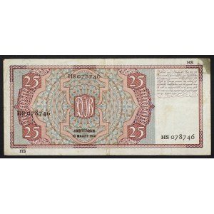 Nizozemsko, Království, 25 guldenů 10/03/1941