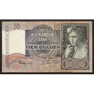 Nizozemsko, Království, 10 Gulden 09/09/1941