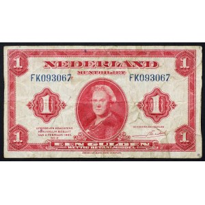 Nizozemsko, Království, 1 Gulden 04/02/1943