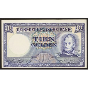Nizozemsko, Království, 10 Gulden 04/03/1949