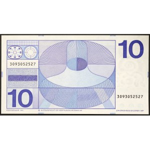 Netherlands, Kingdom, 10 Gulden 25/04/1968