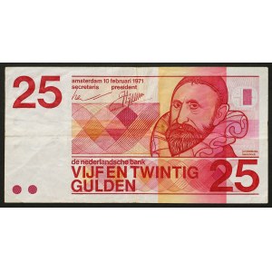 Netherlands, Kingdom, 25 Gulden 10/02/1971