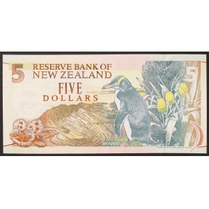 New Zealand, 5 Dollars n.d. (1992-97)
