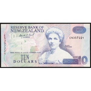 New Zealand, 10 Dollars 1994