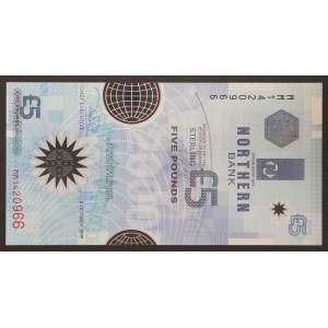Northern Ireland, Republic, 5 Pounds 08/10/1999