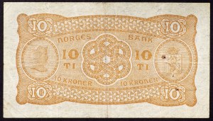 Norway, Kingdom, 10 Kroner 1934