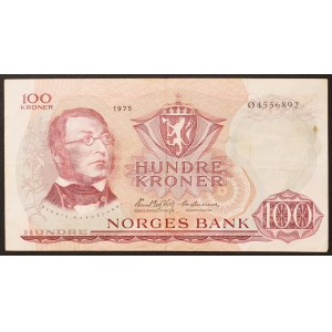Norvège, Royaume, 100 couronnes 1975