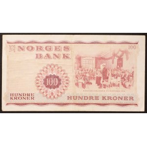 Norvège, Royaume, 100 couronnes 1975