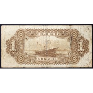 Peru, Republic, 1 Sol 30/06/1878