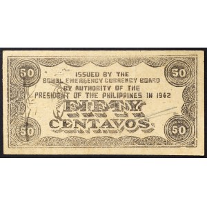 Philippines, Commonwealth, 50 Centavos 1942