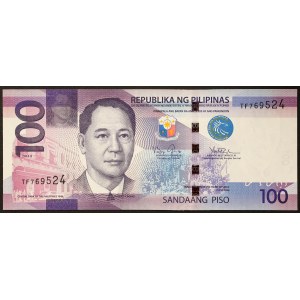 Philippines, Republic, 100 Piso 2014