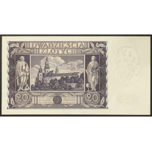 Poland, Republic, 20 Zlotych 11/11/1936