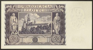 Poland, Republic, 20 Zlotych 11/11/1936