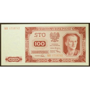 Polonia, Repubblica, 100 Zlotych 1948