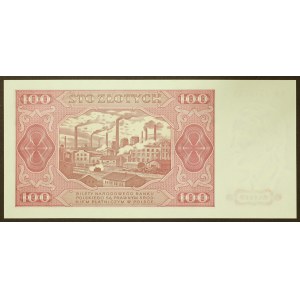 Polonia, Repubblica, 100 Zlotych 1948
