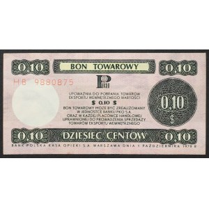 Poland, Republic, 10 Cents 1979