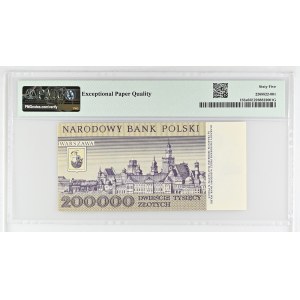 Poland, Republic, 200.000 Zlotych 1989