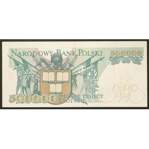 Poland, Republic, 500.000 Zlotych 1990